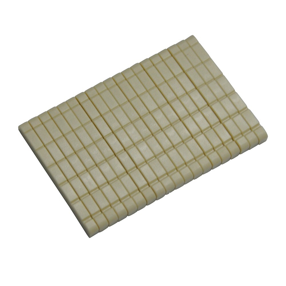 50pcs 6-String Electric Guitar Slotted Nuts Replacement Plastic Ivory 43mm A028A