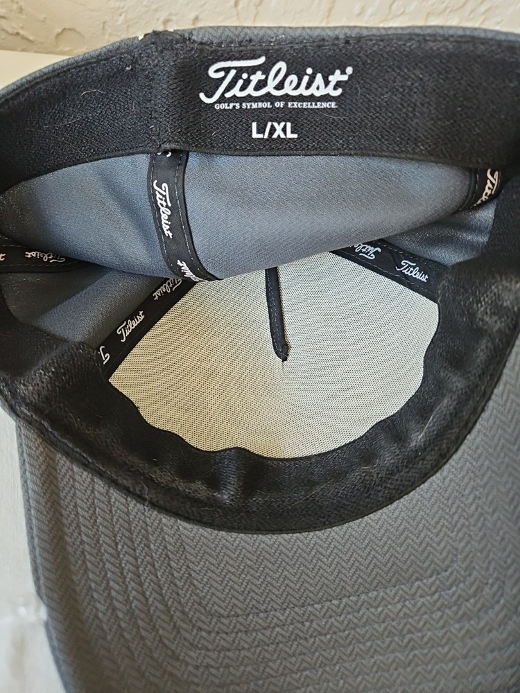 Titleist Gray Golf Hat Cap Fitted Sz L/XL