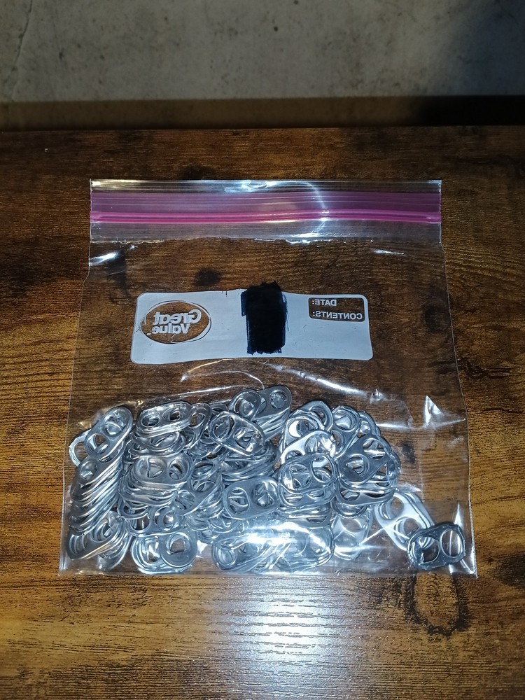 100 Aluminum Pull Tabs Soda Pop Tops Beer Can Craft Projects