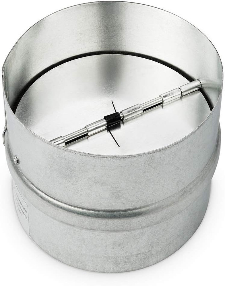 ® RK 6" Professional Backdraft Shutter Damper Connector Duct Fits Only with Meta