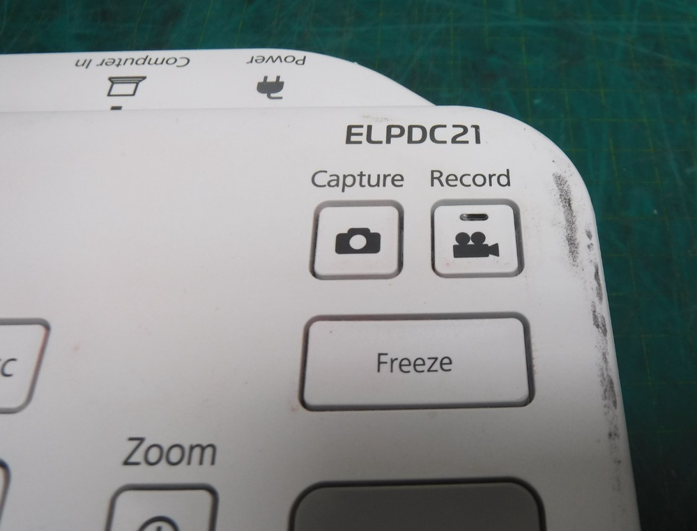 Epson ELPDC21 Document Camera with Power Supply – No USB Cable –Visual Presenter