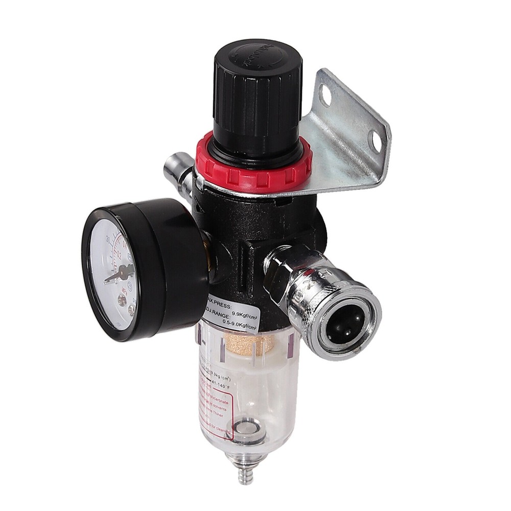 1/4" mini regulator w/ gauge for compressor compressed air filter accessories