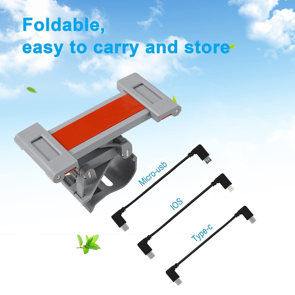 Hanatora FPV Remote Controller 2 4.7-12.9 Inch Tablet Holder Mount for Black