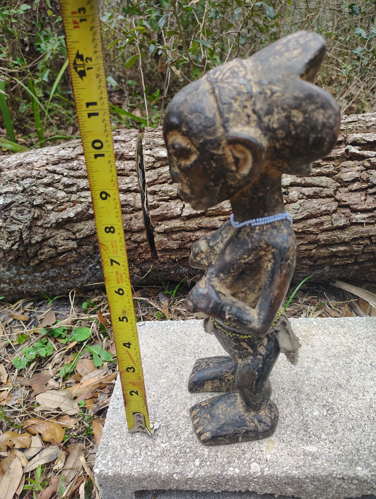 Luba Female Figure Congo 12" African maternity statue