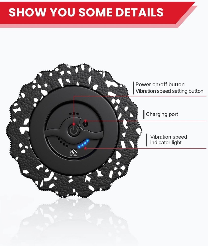 Vibrating Foam Roller for Deep Tissue Massage