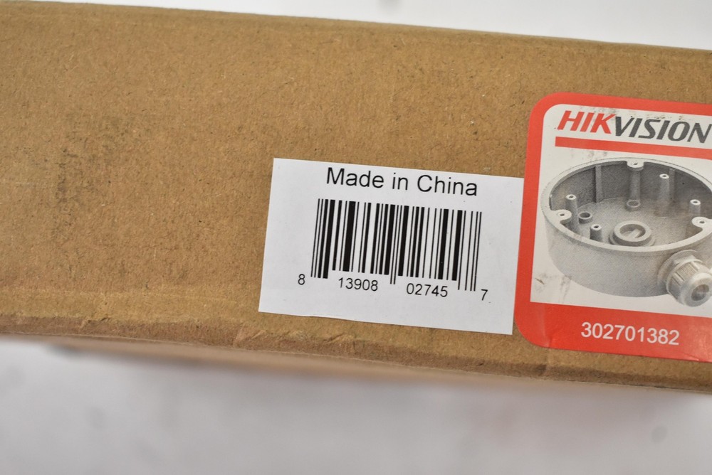 Hikvision CB140PT Junction Box Camera Mount Conduit Base White with Hardware