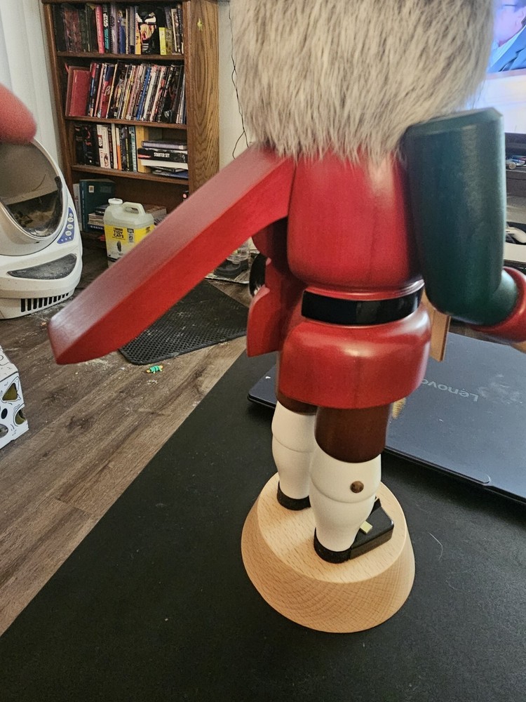 Straco GMBH Town Crier Nutcracker Rare Made in Germany- Missing Staff