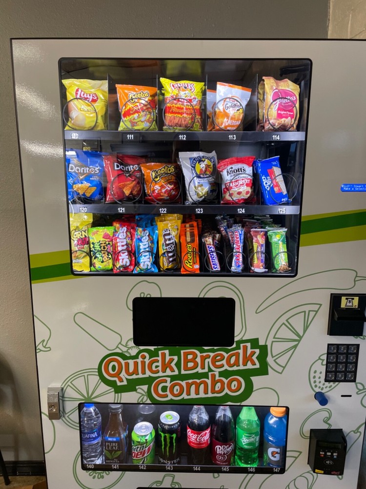 Open box-new Seaga vending machine