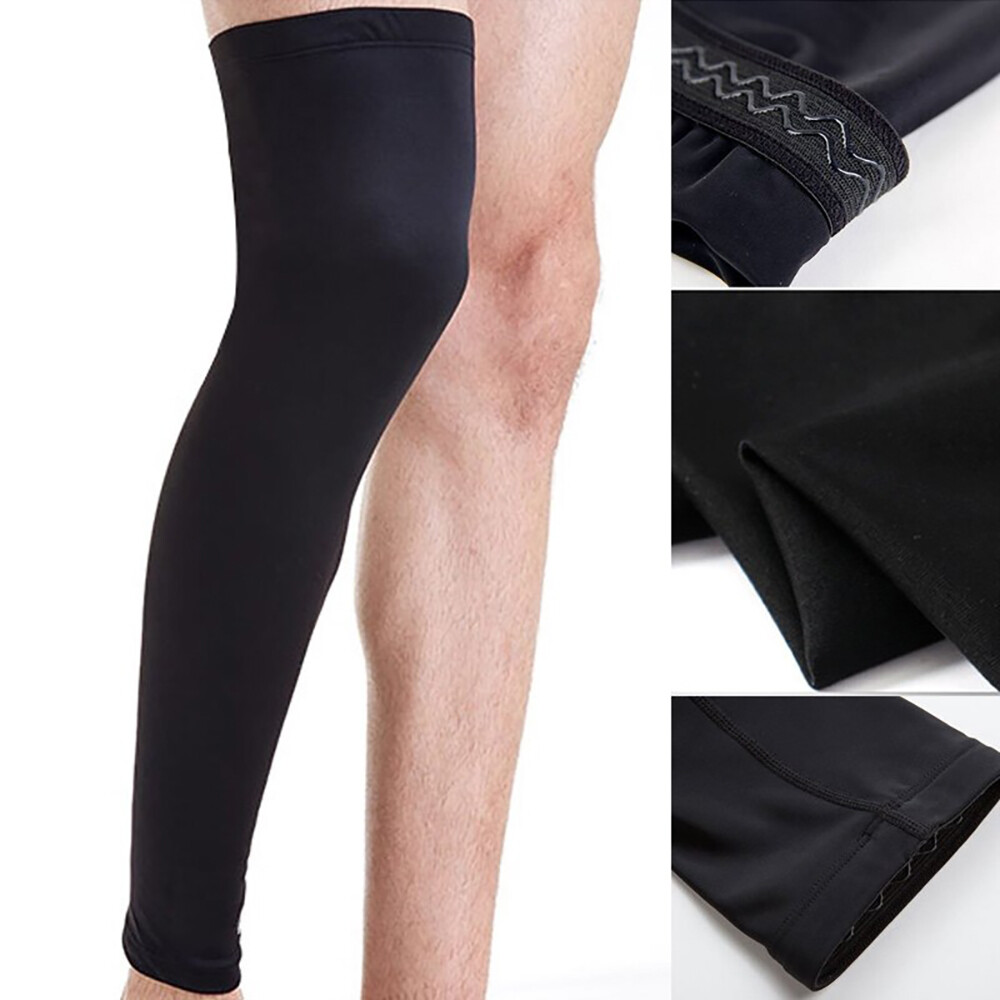 Leg Brace Support Knee Thigh High Compression Sleeve Socks Stockings Pain Relief