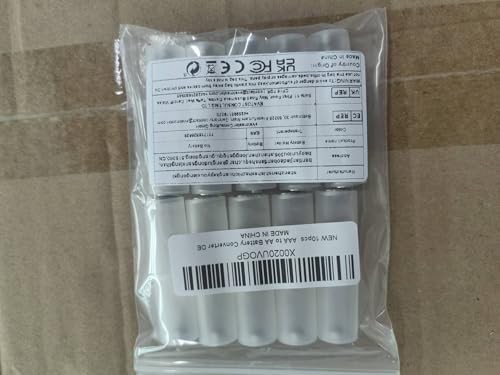 AEDIKO 10pcs AAA to AA Converter Battery AA,