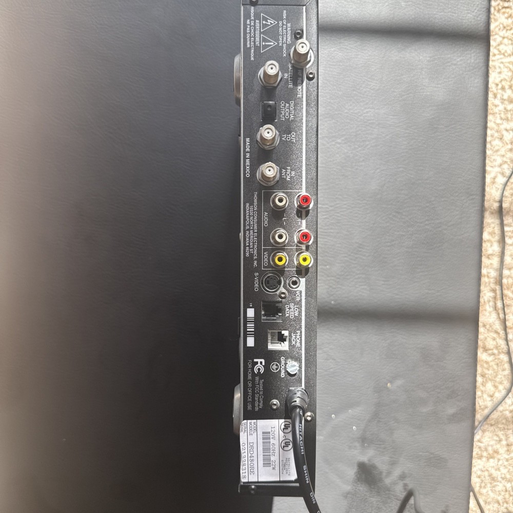 USED RCA DIRECTV RECEIVER MODEL DRD480RE