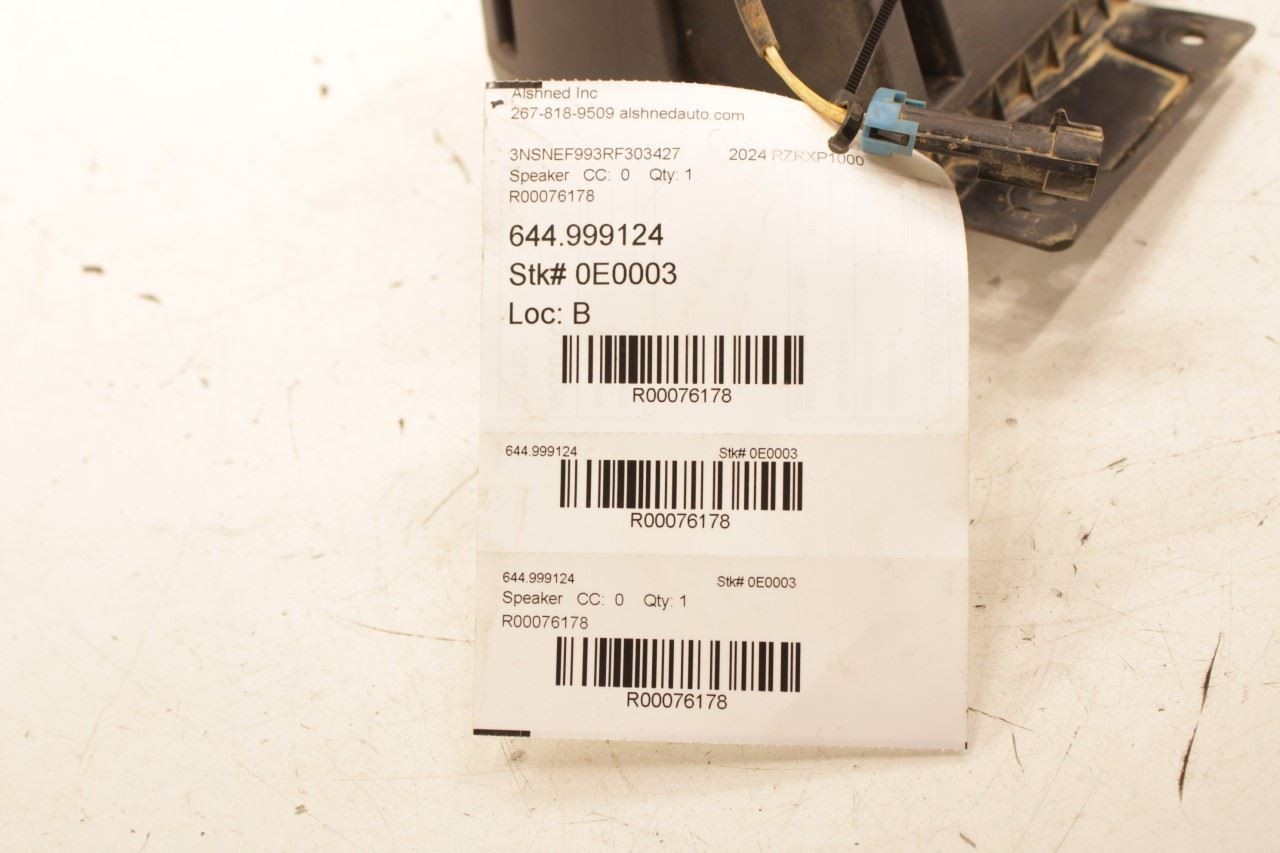 24-25 Polaris RZR XP 1000 Ultimate Rockford Fosgate Rear Left Enclosure Speaker