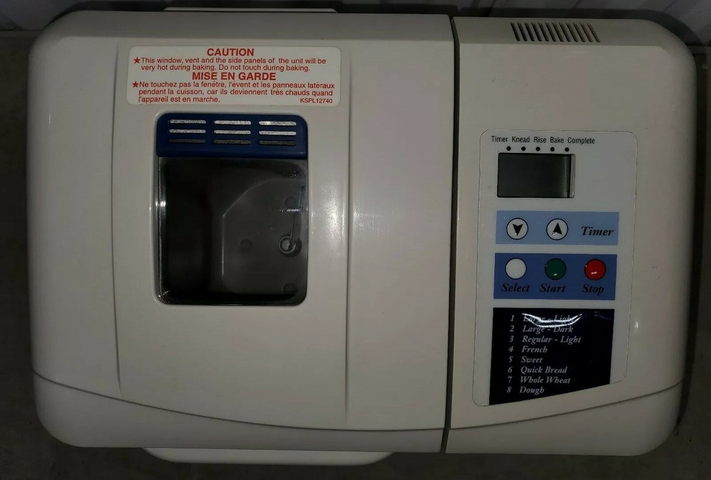 Regal Kitchen Pro Breadmaker K6743 Kitchen Appliance Auto Bread Machine - WORKS!