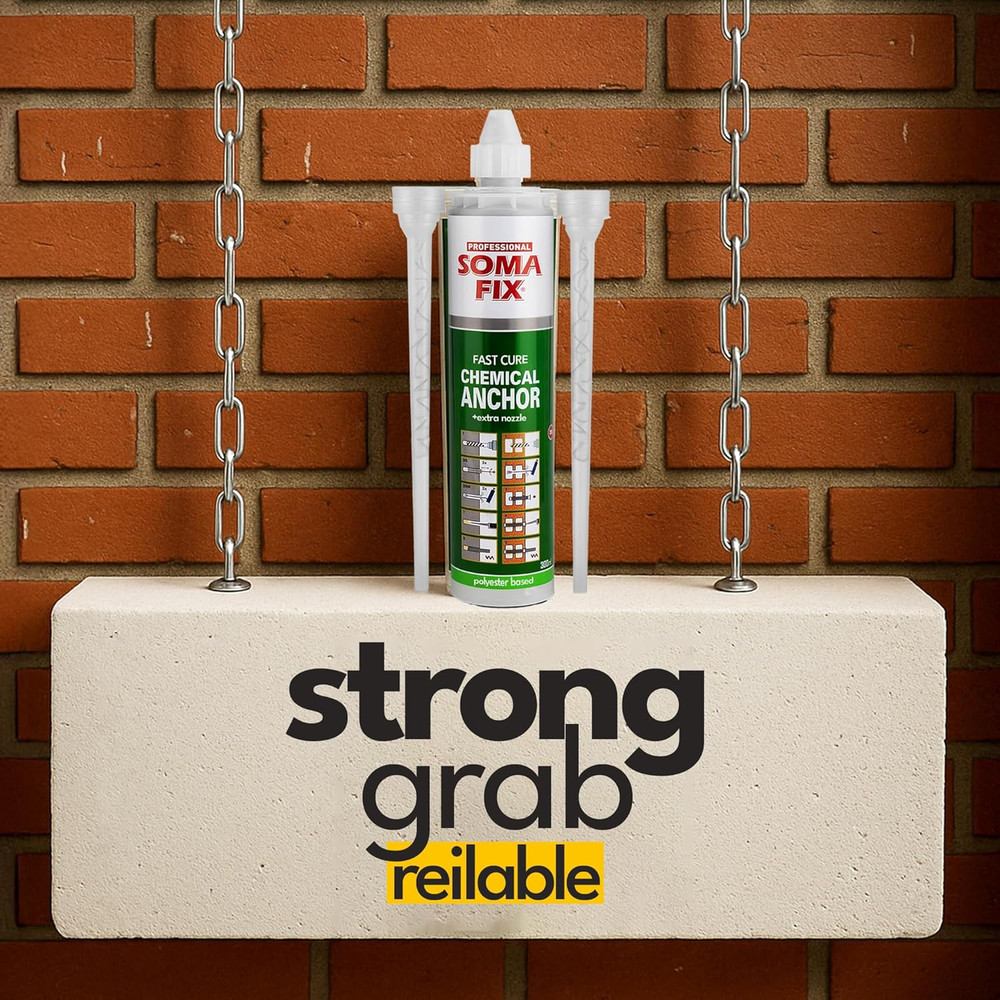 Construction Adhesive Fast Curing Anchoring Concrete Brick Stone Fasteners Gray