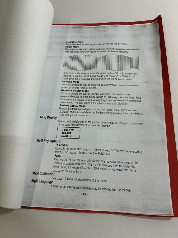 Voltech PM100 Power Analyzer Instruction Manual Voltech PM300 User Manual Guide
