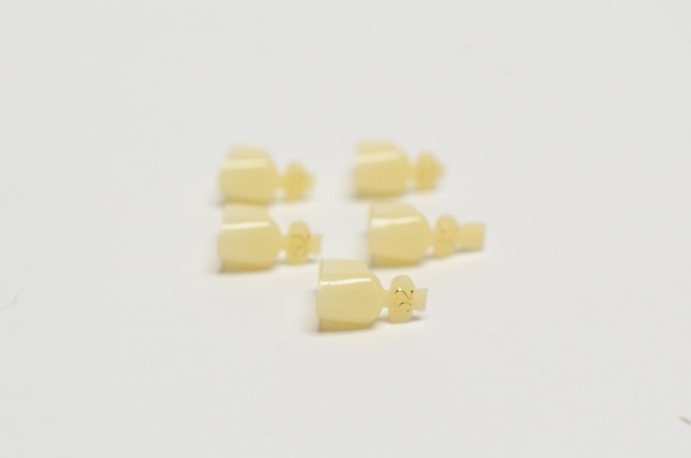 DENTAL POLYCARBONATE TEMPORARY CROWNS #52 SECOND (2ND) BICUSPIDS LARGE 5/PACK