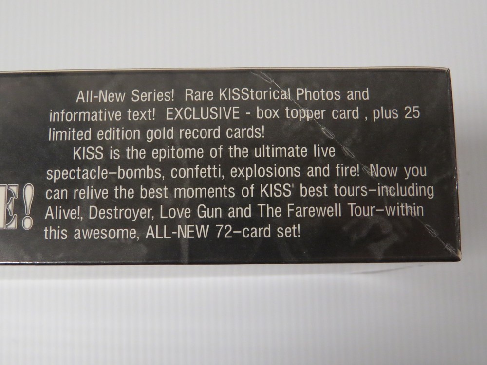 KISS ALIVE! TRADING CARDS SEALED 36 PACK BOX 2001