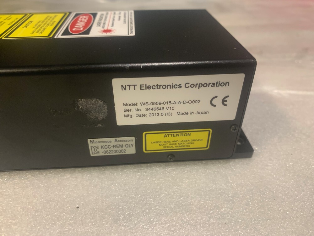 NTT Electronics Diode Laser WS-0559-015-A-A-D-O002