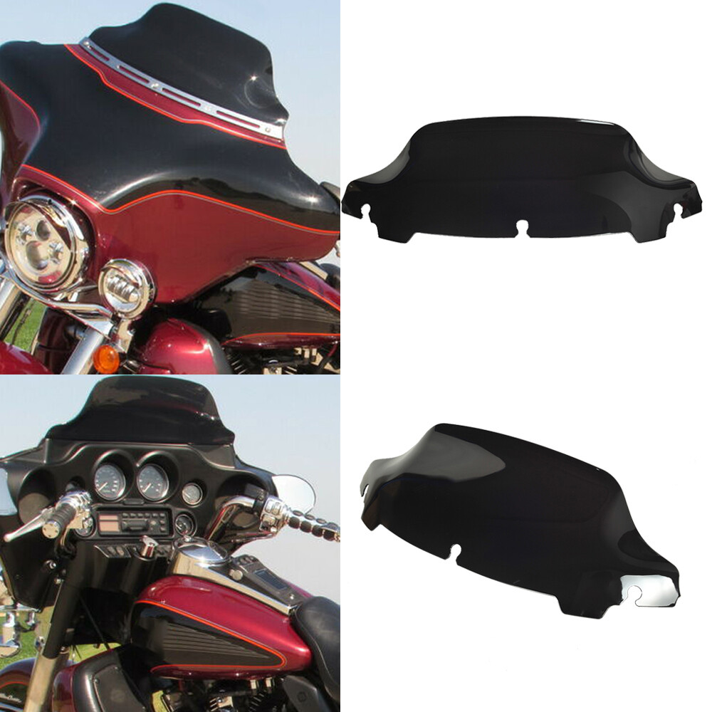 Black 7'' Windshield Windscreen for 2014-2024 Harley Electra Glide Street Glide