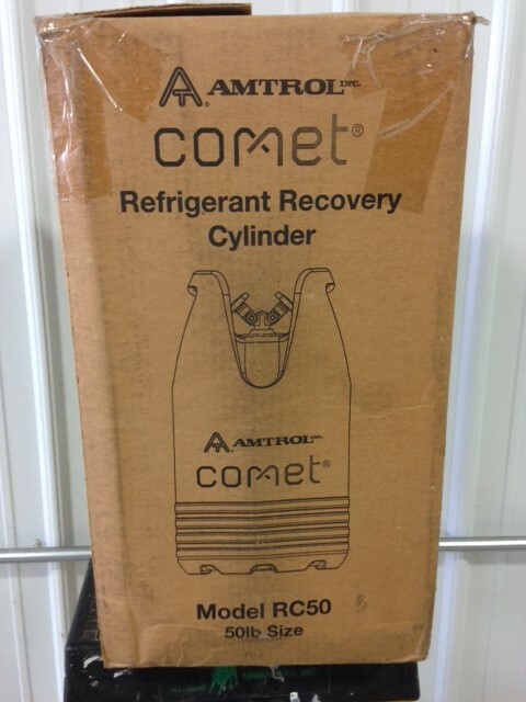 Comet Amtrol , Refrigerant Recovery Cylinder Tank Model RC50New Open Box