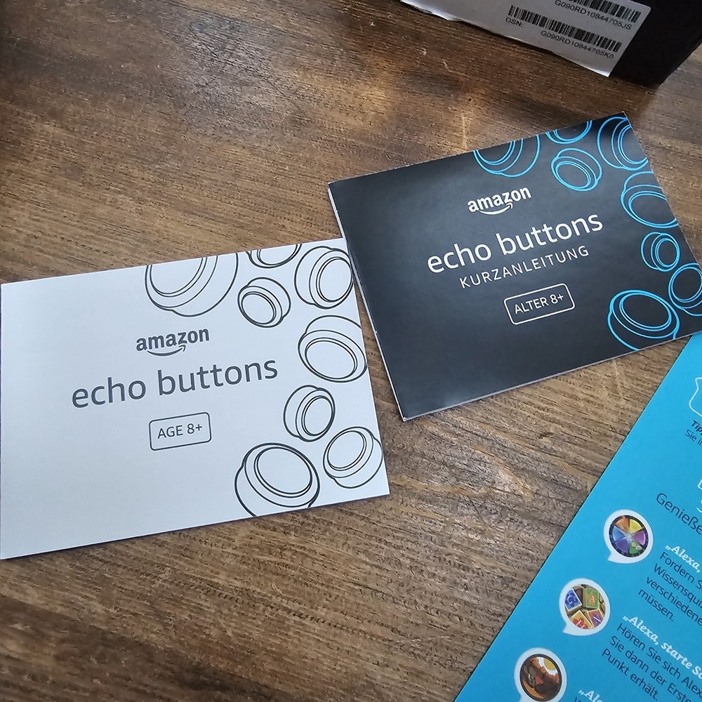 Amazon Echo Buttons Alexa Gaming Gadget 2 Pack Excellent Condition In Box
