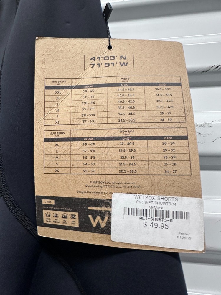 Wetsox shorts Med