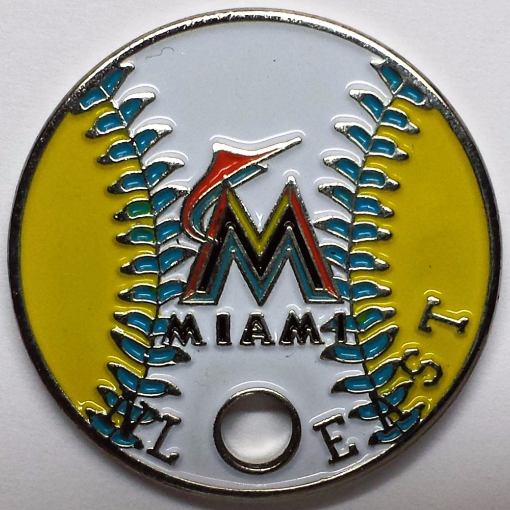 Miami Marlins Pathtag Coin MLB Series Only 100 Complete Sets Made!
