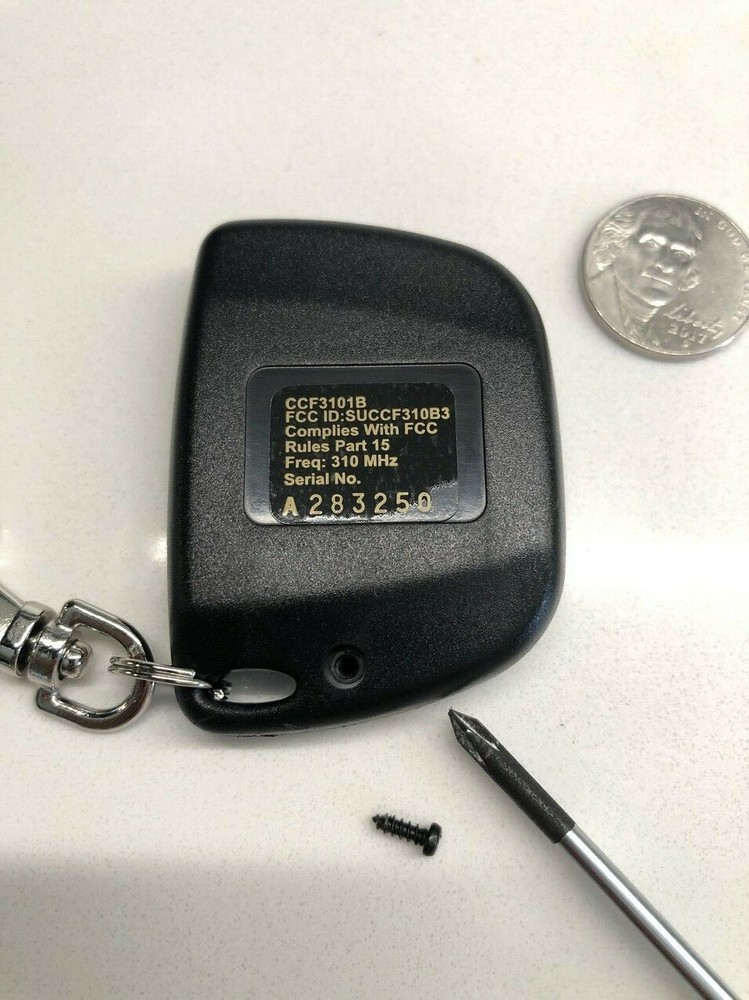 Linear Compatible Firefly 310LID21K Keychain Remote 310MHz 8 Dip Switch