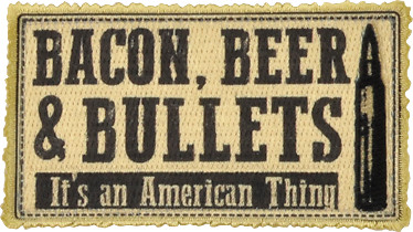 Bacon, Beer & Bullets Patch