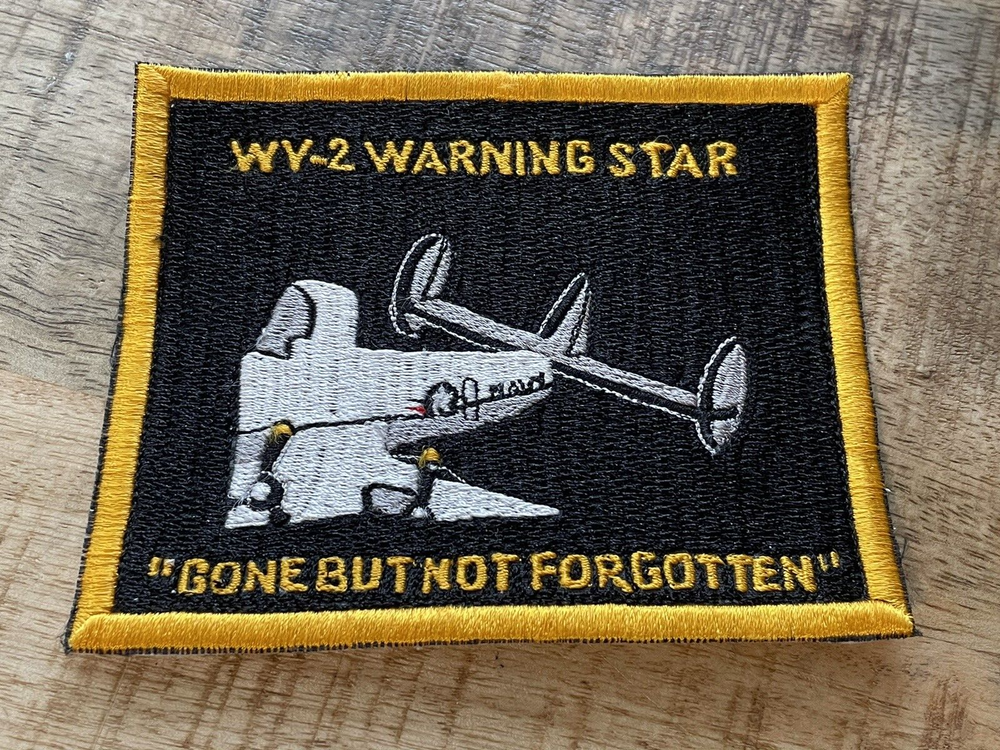 Authentic Vintage U.S. Navy WV-2 Warning Star Squadron Patch Lockheed EC-121T