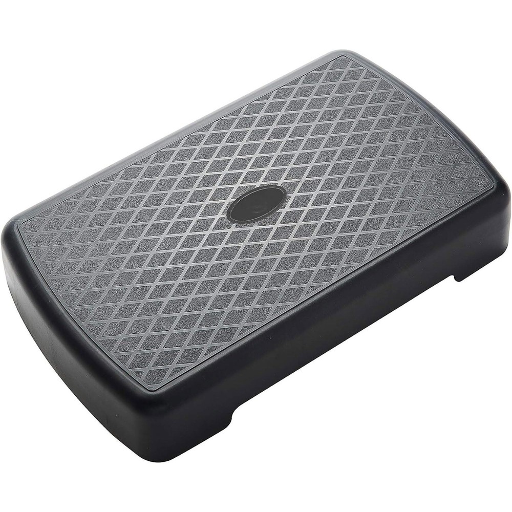 18" Workout Aerobic Stepper Step Platform with 2 Risers, Lightweight Portable...
