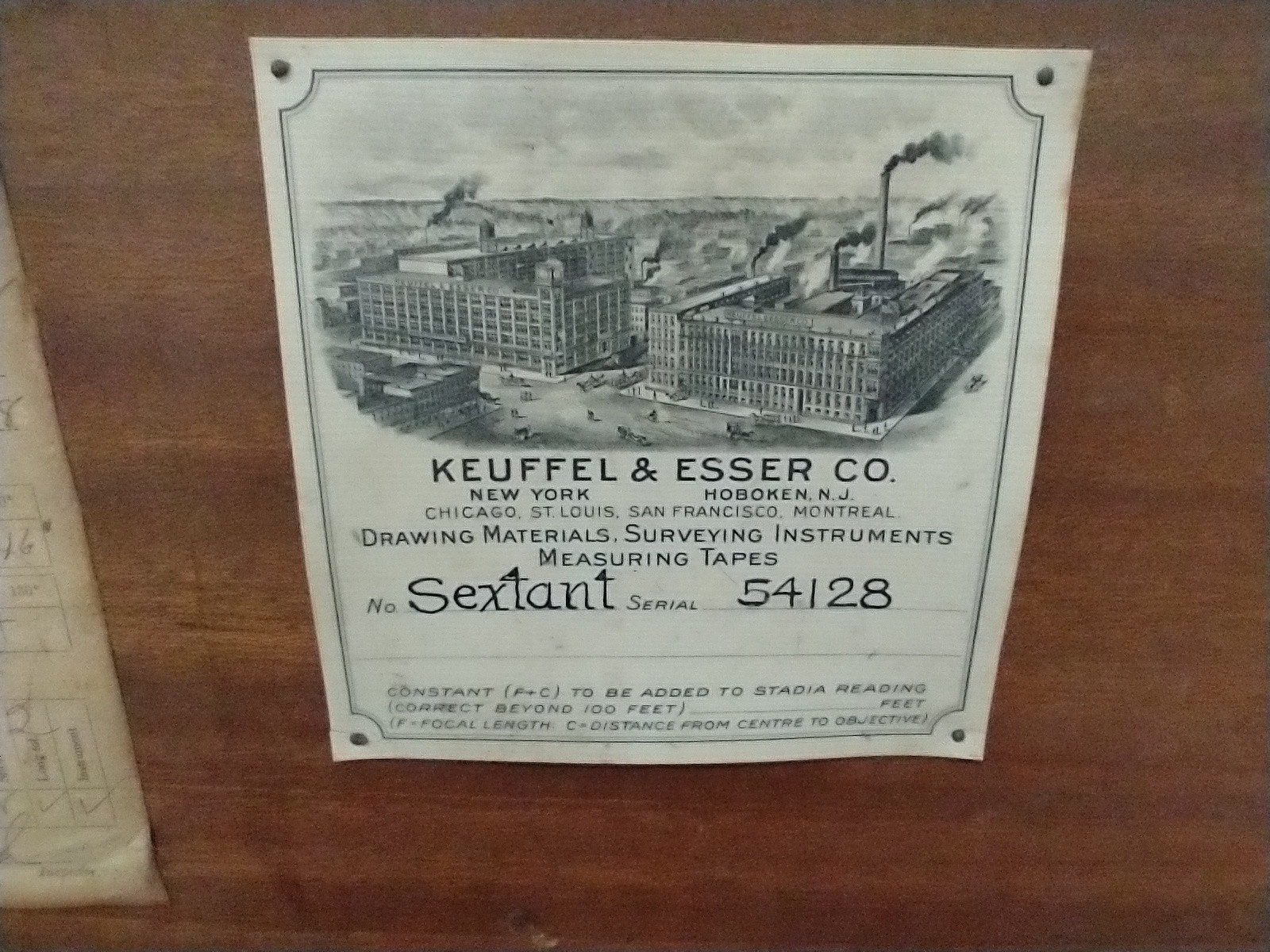 Keuffel & Esser CO. Sextant Nautical World War II Era piece U.S. Navy 1928