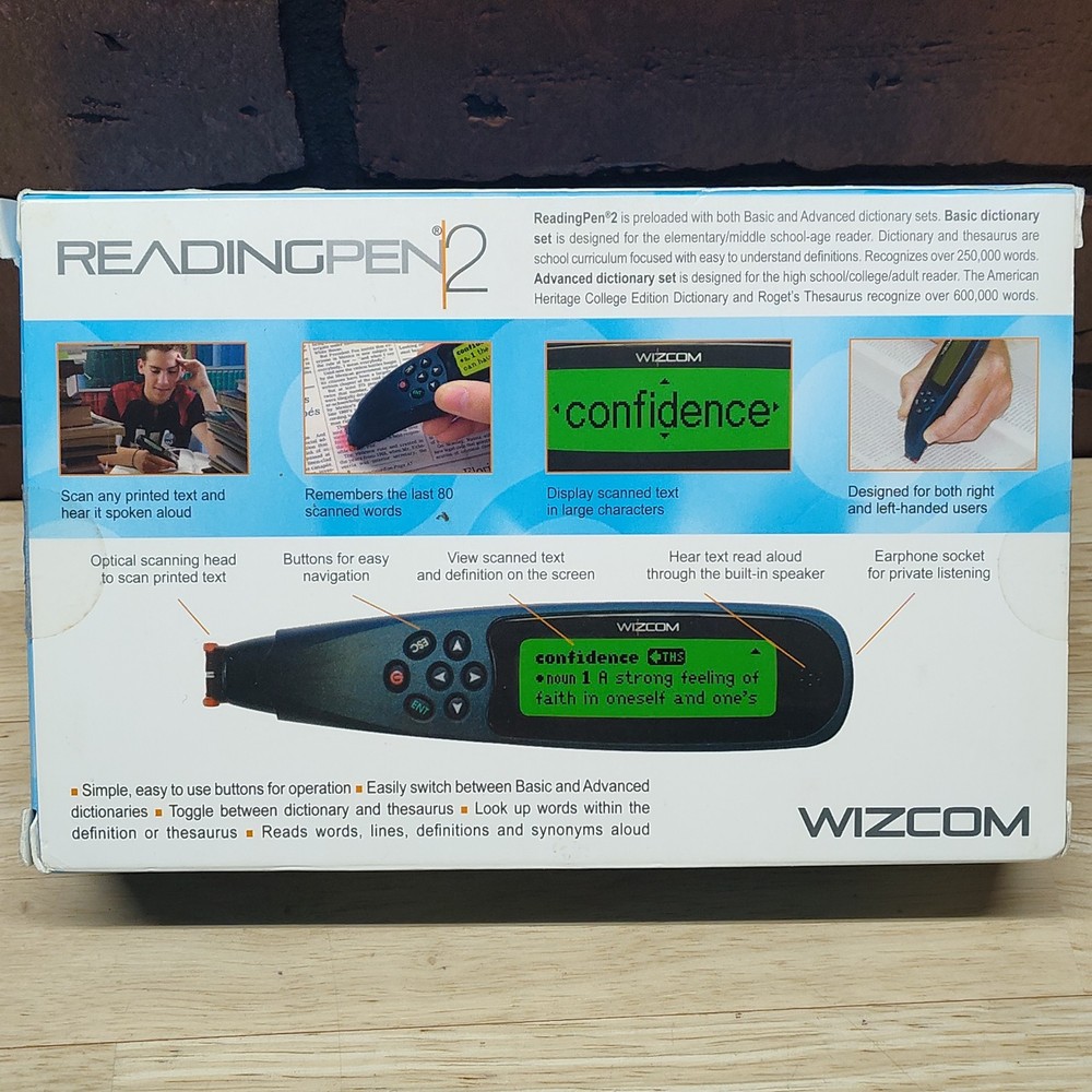 Wizcom READING PEN 2 Portable Personal Reading Assistant