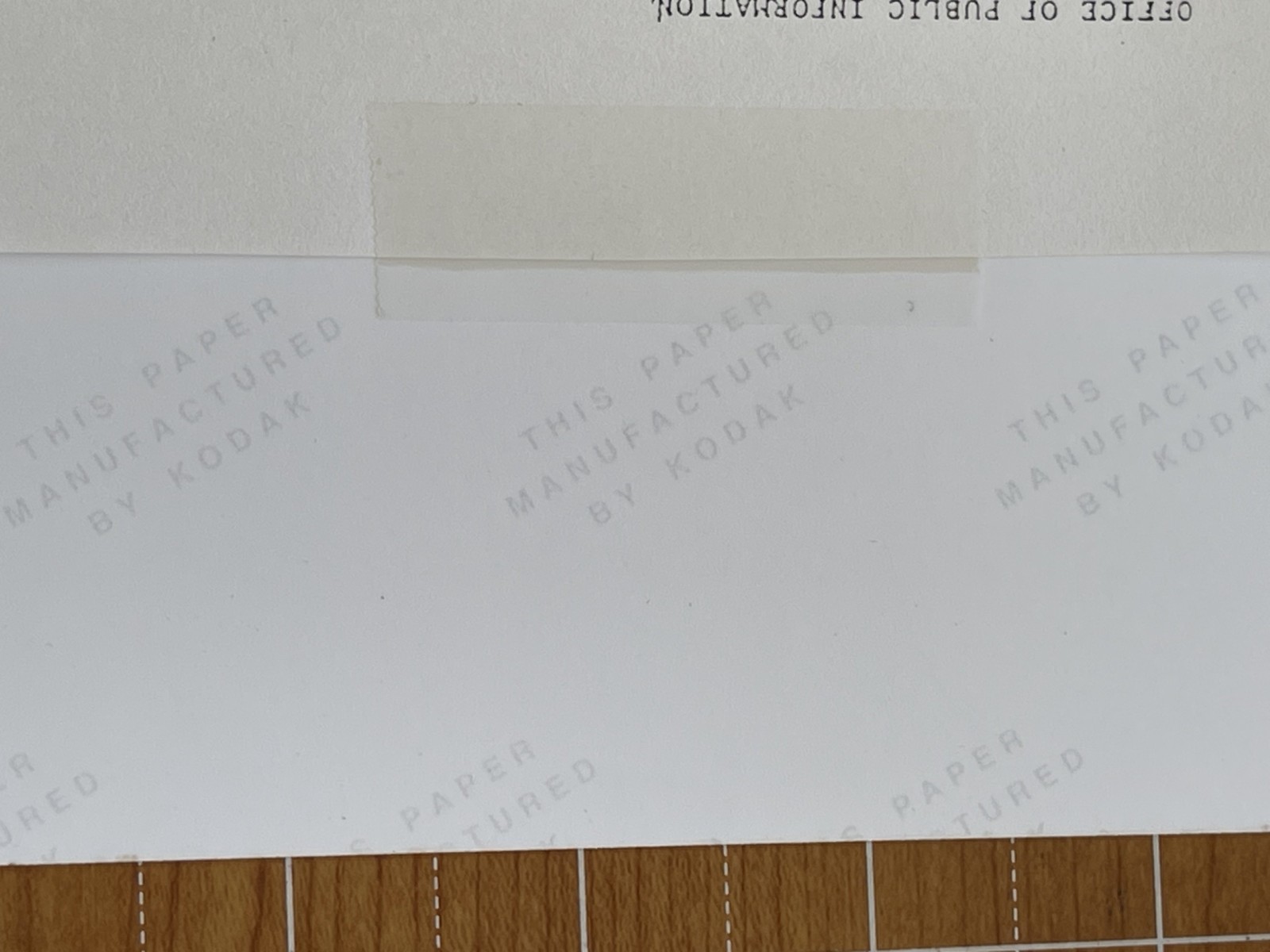 VINTAGE SPACE NASA PHOTO SATURN VOYAGER JPL KODAK PAPER