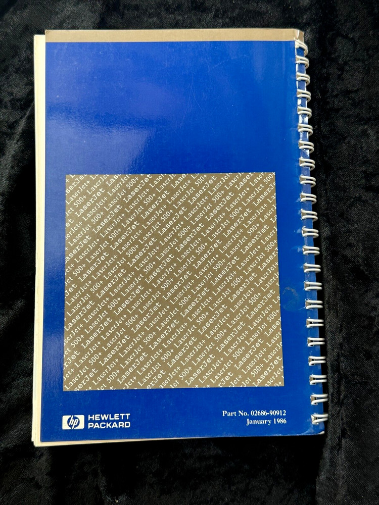 Hewlett - Packard LaserJet Printer Family Technical Reference Manual First Ed
