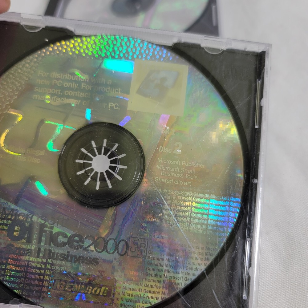 MICROSOFT OFFICE 2000 SMALL BUSINESS - PC CDROM - 2 Disc Set