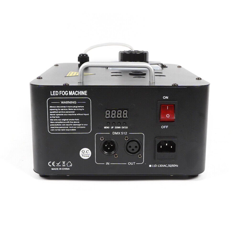 2pcs 6LED DJ Geyser Smoke Fog Machine Pyro Stage Vertical Upspray Fogger DMX RGB