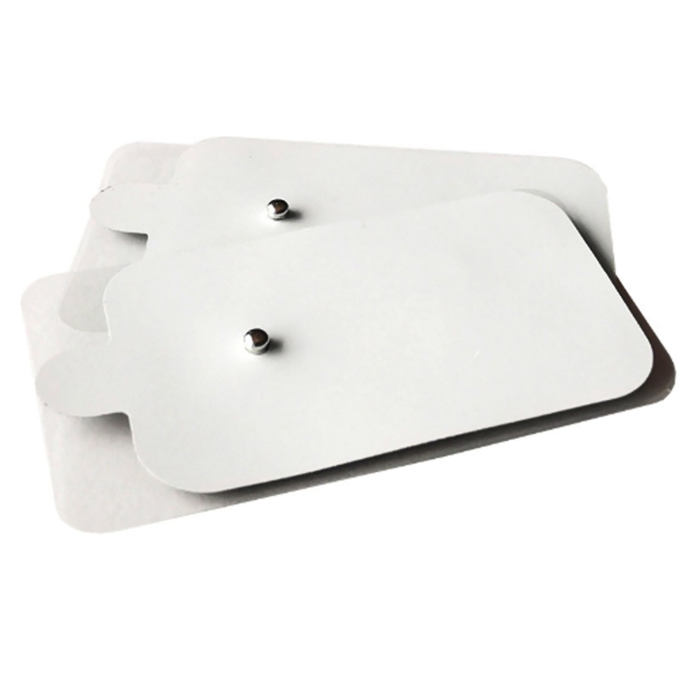 2Pcs Snap On Electrode Pads for Tens Unit Pulse Massager Therapy Machine/