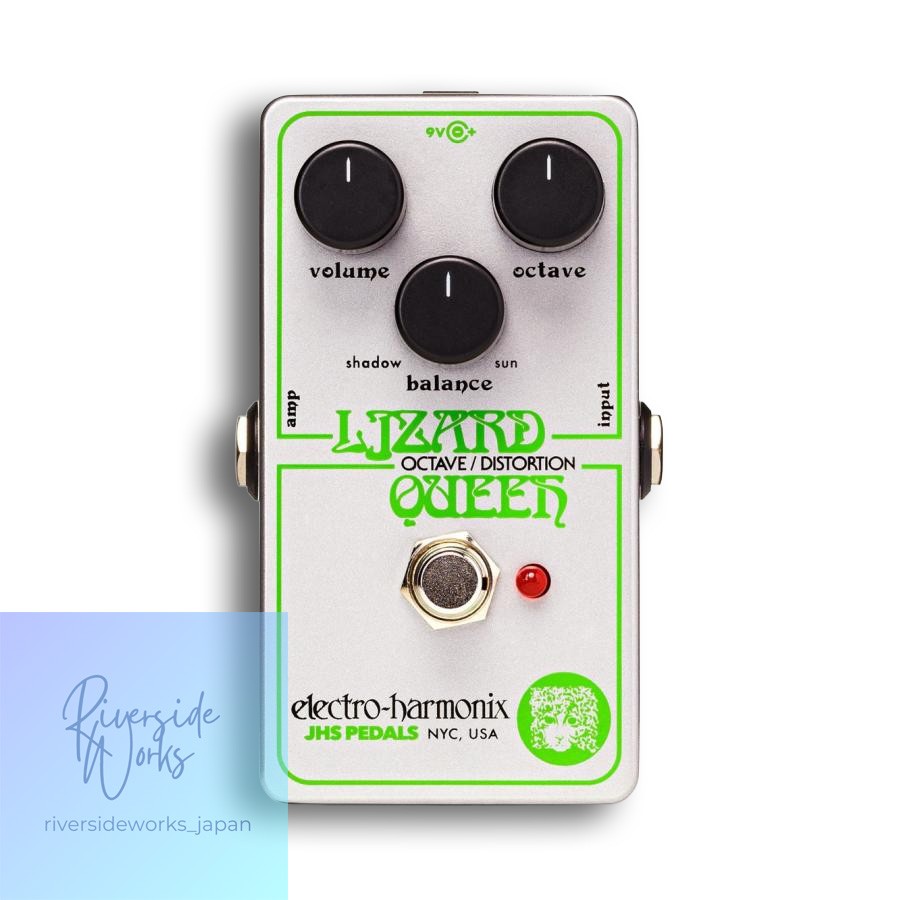 electro-harmonix LIZARD QUEEN OCTAVE FUZZ Guitar Effect Pedal