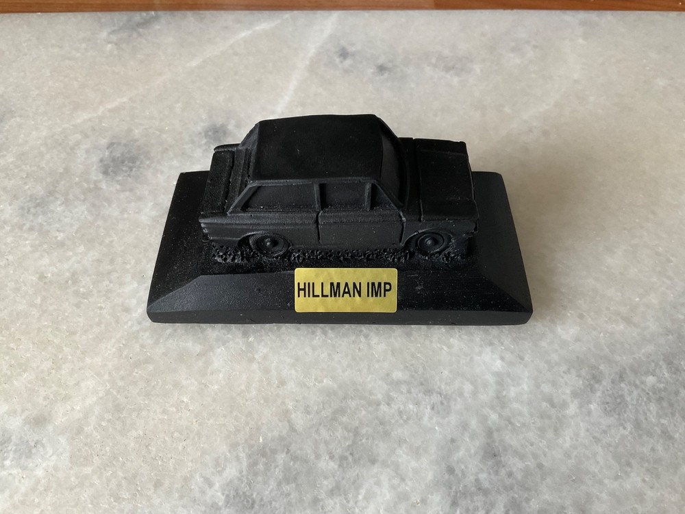 Hillman Imp Scottish coal ornament.