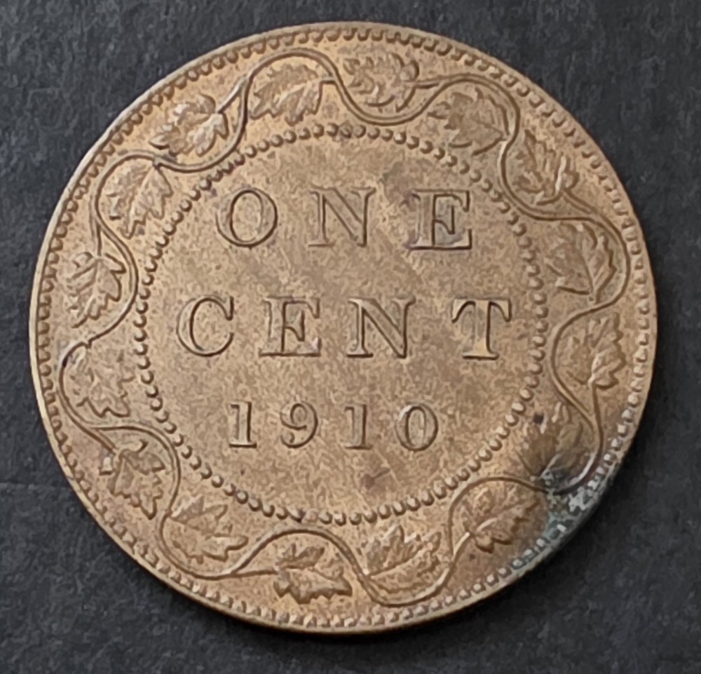 •1910•CANADA•ONE CENT•