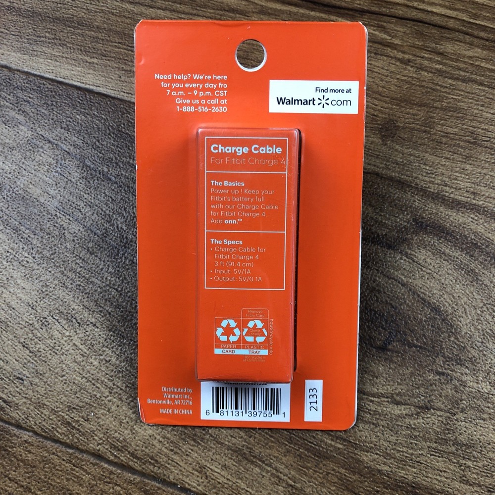 Add Onn Charge 3 Ft Cable For Fitbit Charge 4