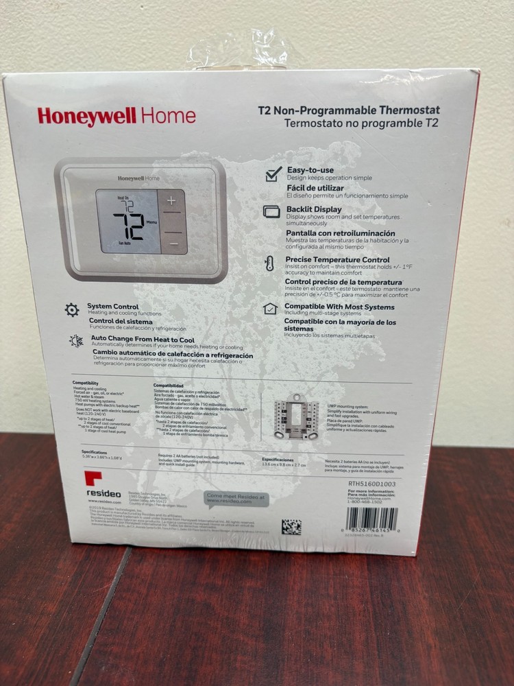 Honeywell Home T2 Non-Programmable Thermostat