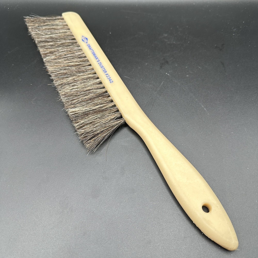 Vtg Alvin Draftsman's Duster #2342 Engineering Drafting Supply Dusting Brush 14"