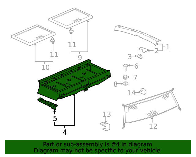 Genuine GM Tray 15821702