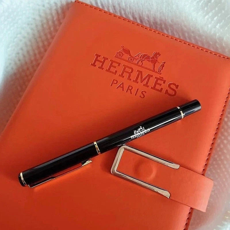 Hermes Novelty Notebook with Pen GWP