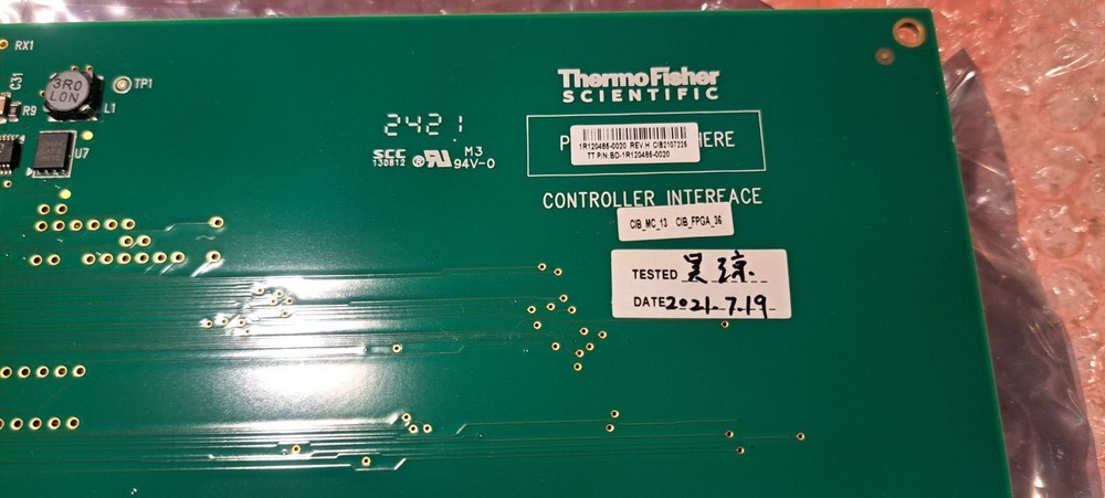 Thermo Scientific ISQ / TSQ Controller Interface PCB Assembly P/N: 1R120485-0020