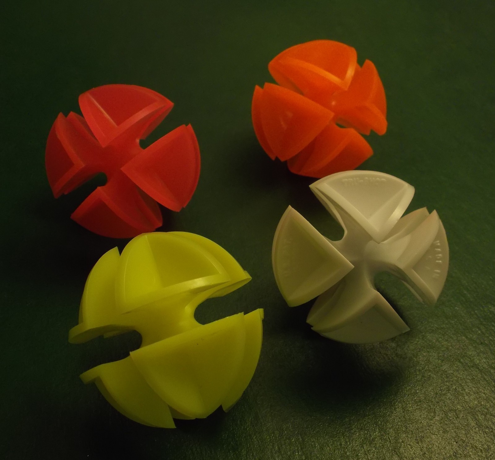 Tru-Shot Premium Practice Golf Balls 24 Pieces (Four Color Assortment)