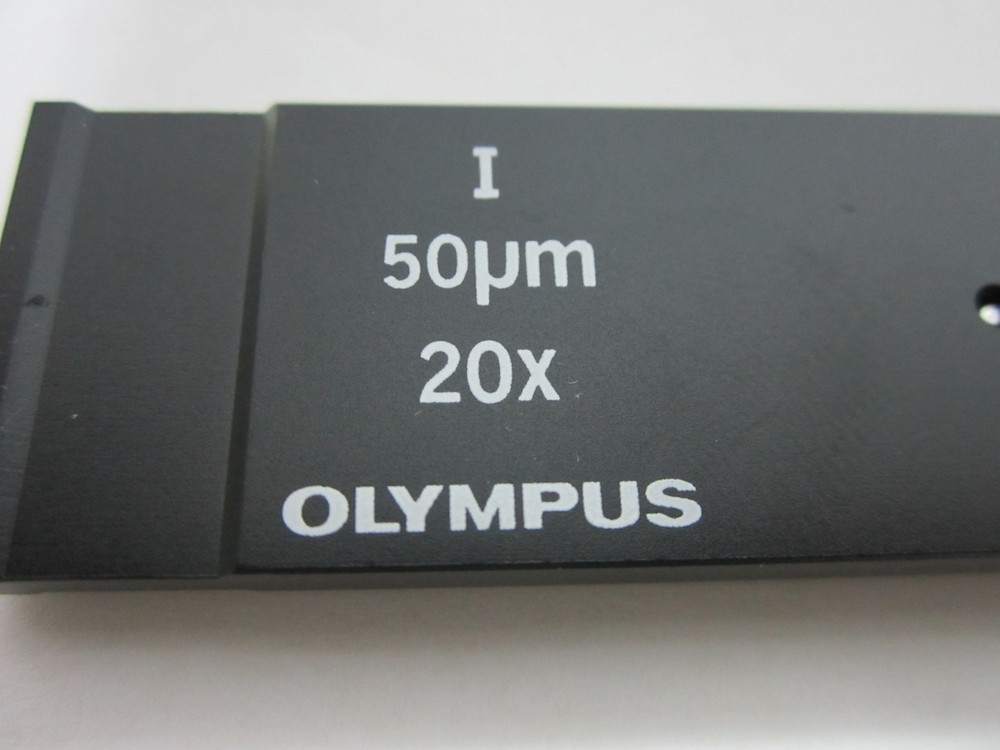 OLYMPUS MICROSCOPE SLIDE AH2-SLM20 FILTER OPTICS BIN#54-09