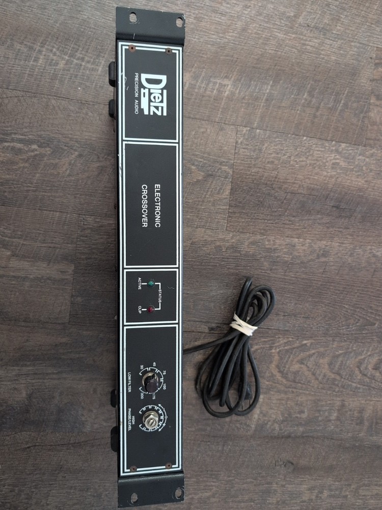 Dietz Electronic Crossover Precision Audio Rack Mount Vintage